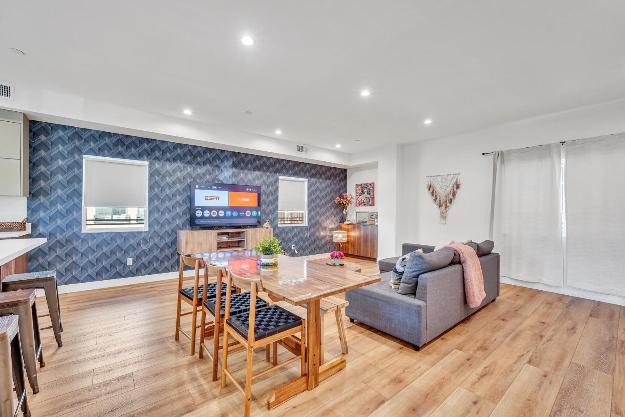 Luxurious Townhome W/3 Master Suites Gated Parking Los Angeles Luaran gambar