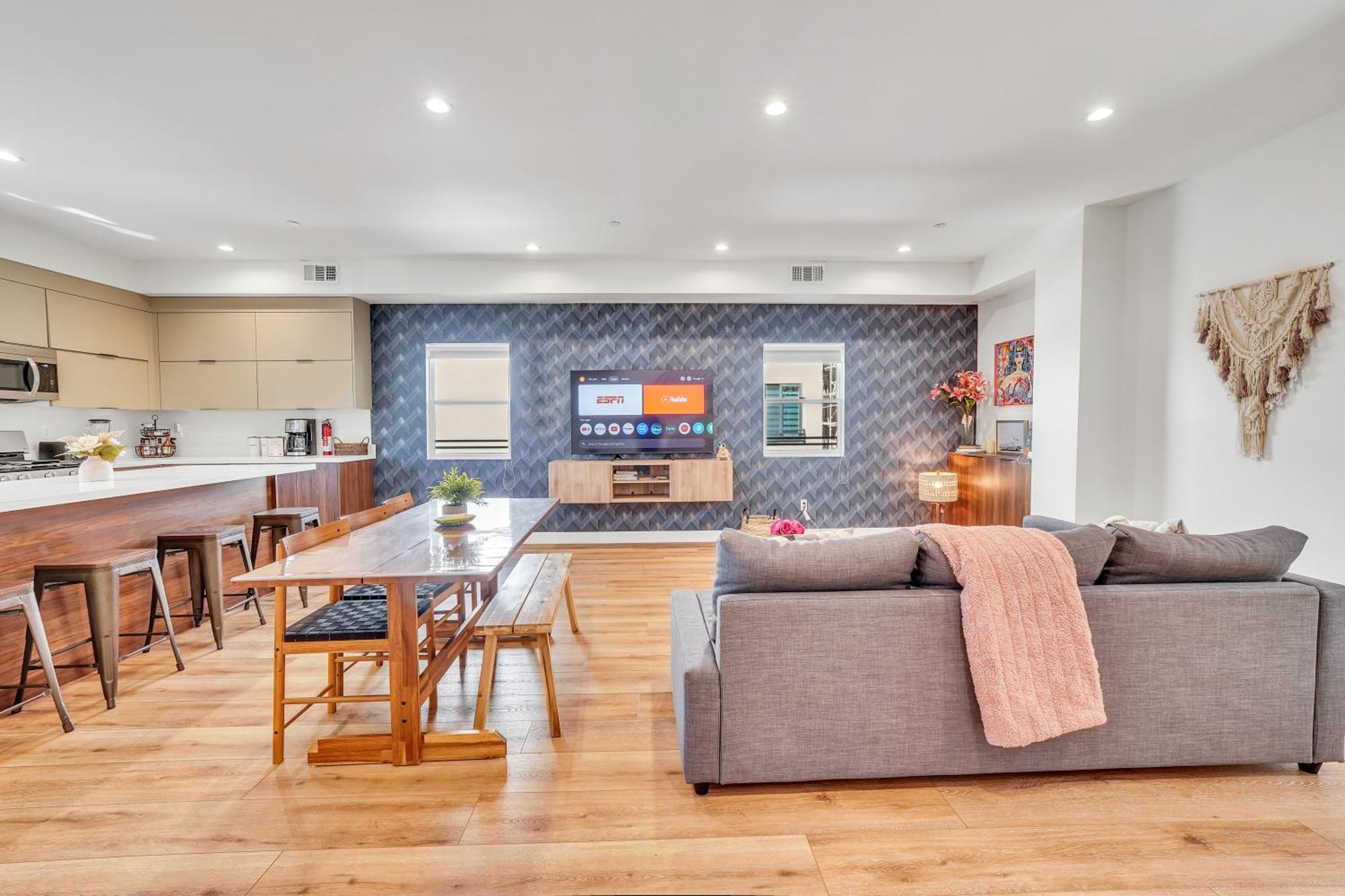 Luxurious Townhome W/3 Master Suites Gated Parking Los Angeles Luaran gambar